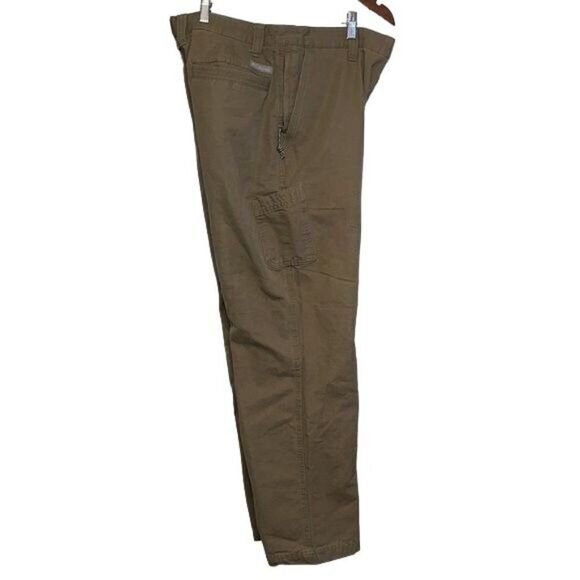 Columbia Mens Tan Stonewashed Cargo Work Pants -Size 34X32 - Picture 11 of 16